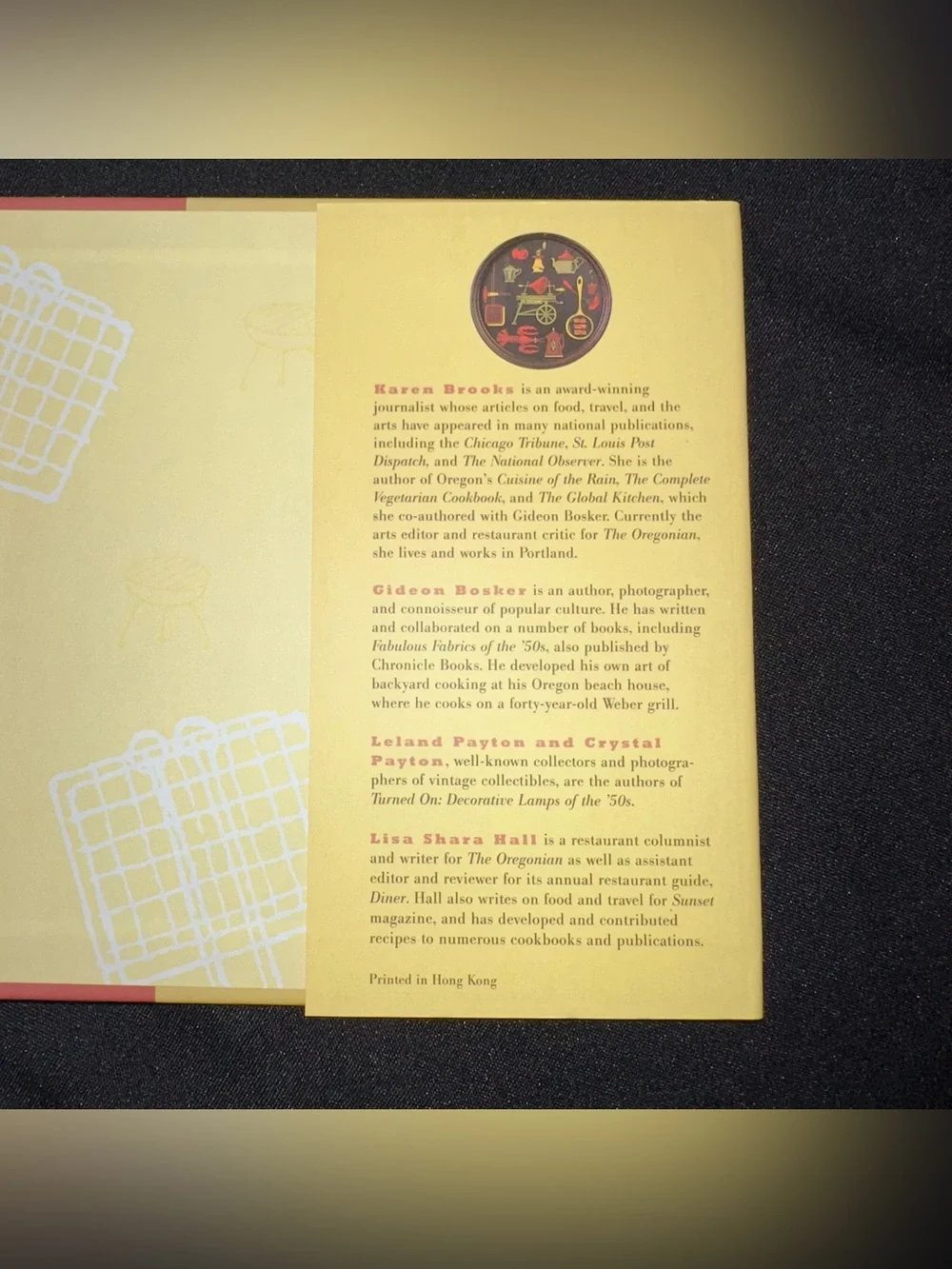 Patio Daddy-O Cookbook hardback book with dust Cover retro recipes & pictures